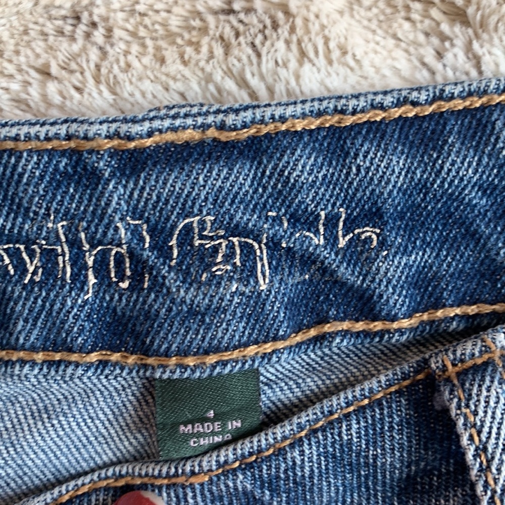 Wilde Fable High Rise Ripped Jeans Size 4 - Picture 4 of 6